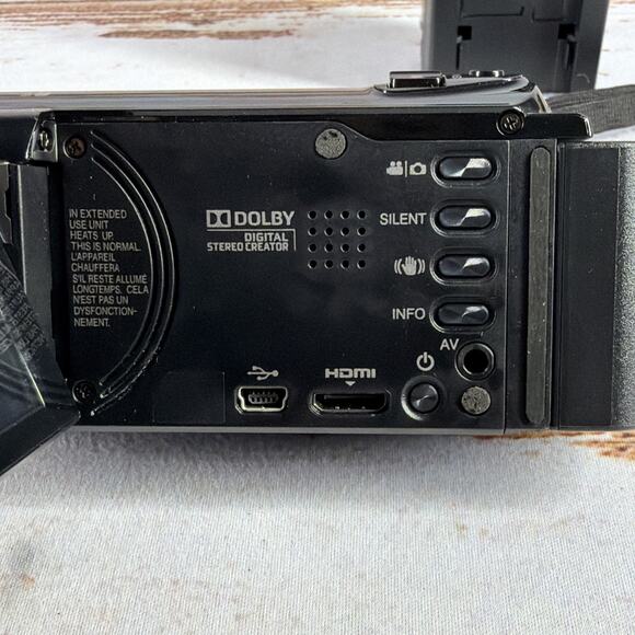 JVC Everio GZ-E200BU Camcorder 60x Zoom 1080p w/ Battery & Charger - Picture 7 of 9